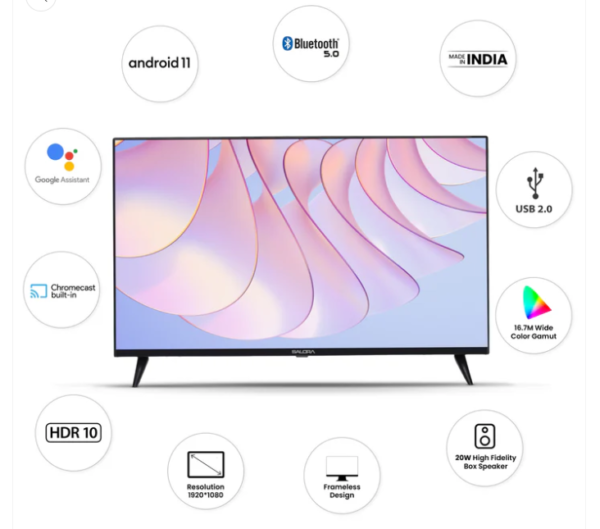 Mukesh TV Centre Salora 43 inch Android Smart LED TV